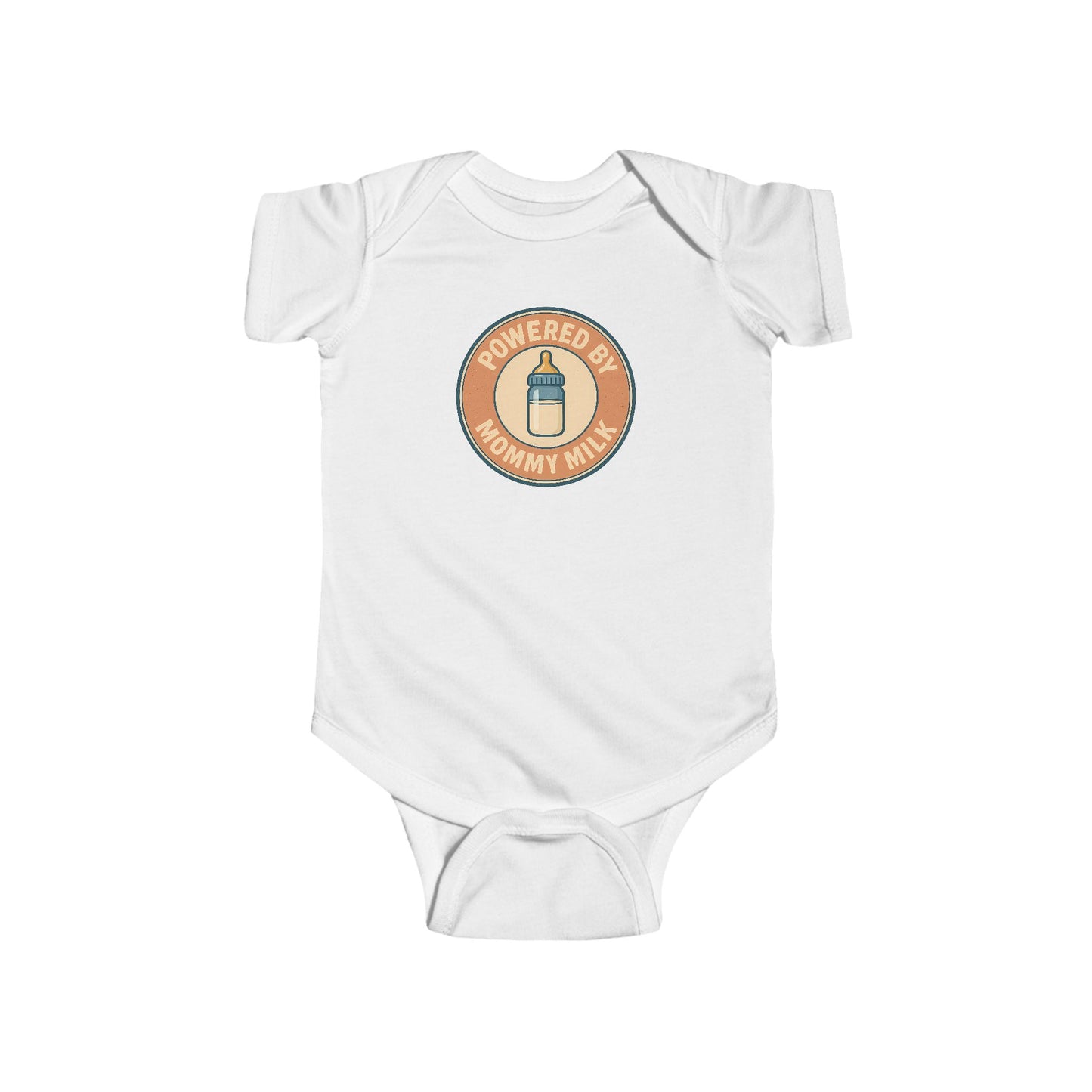 Powered by Mommy Milk - Baby Bodysuit - Bottle of Love