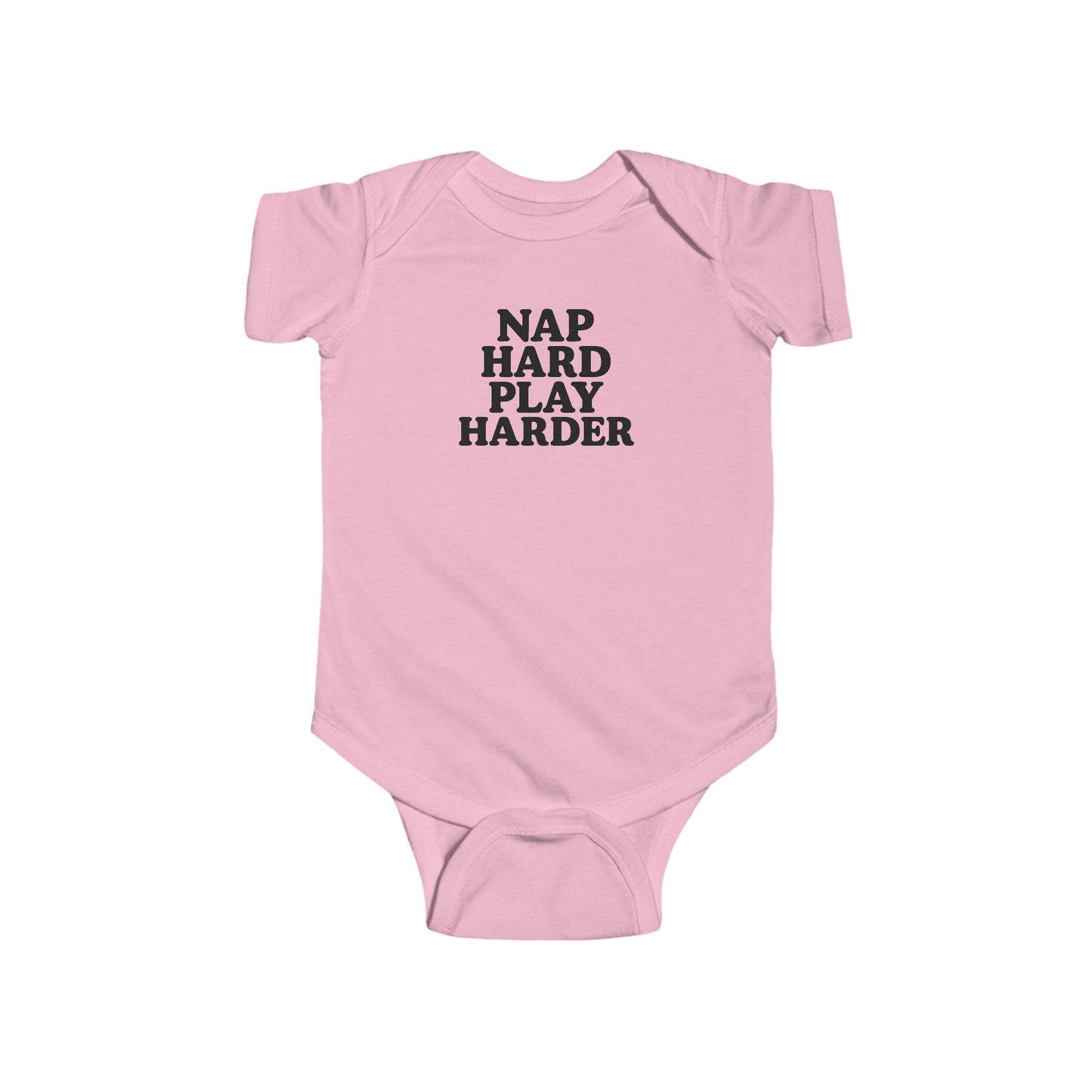 Nap Hard, Play Harder - Baby Bodysuit - Serious Play