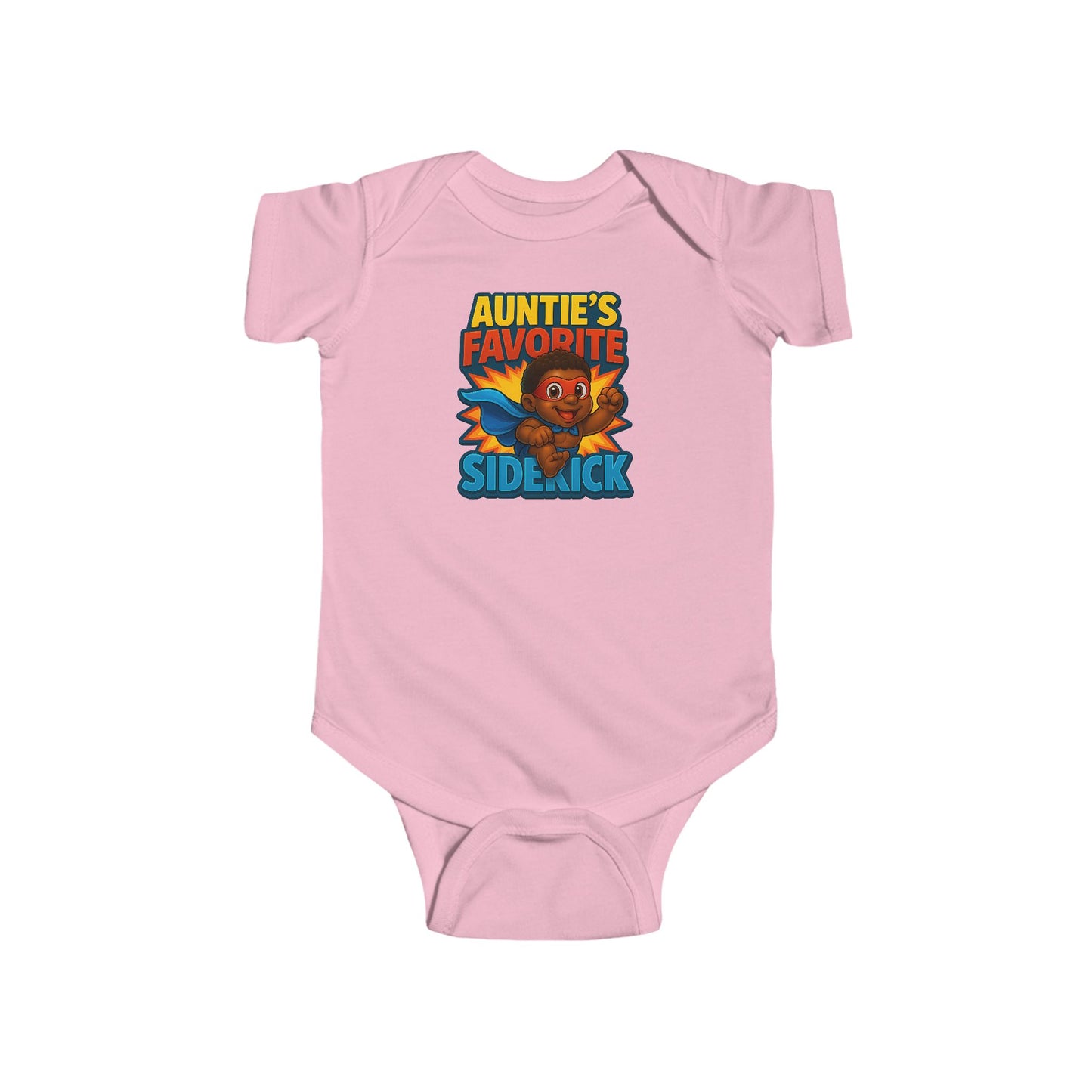 Auntie's Favorite Sidekick - Baby Bodysuit - Hero Jordan