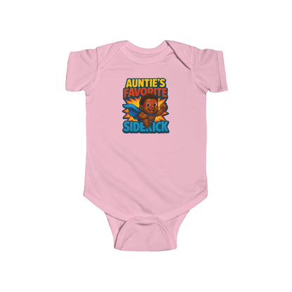 Auntie's Favorite Sidekick - Baby Bodysuit - Hero Jordan
