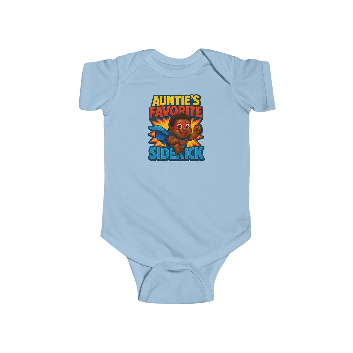 Auntie's Favorite Sidekick - Baby Bodysuit - Hero Jordan