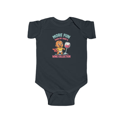 More Fun than my Aunt's Wine Collection - Baby Bodysuit - Austin