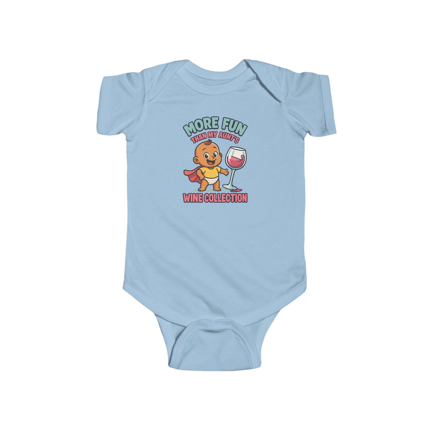 More Fun than my Aunt's Wine Collection - Baby Bodysuit - Austin