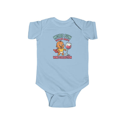 More Fun than my Aunt's Wine Collection - Baby Bodysuit - Austin