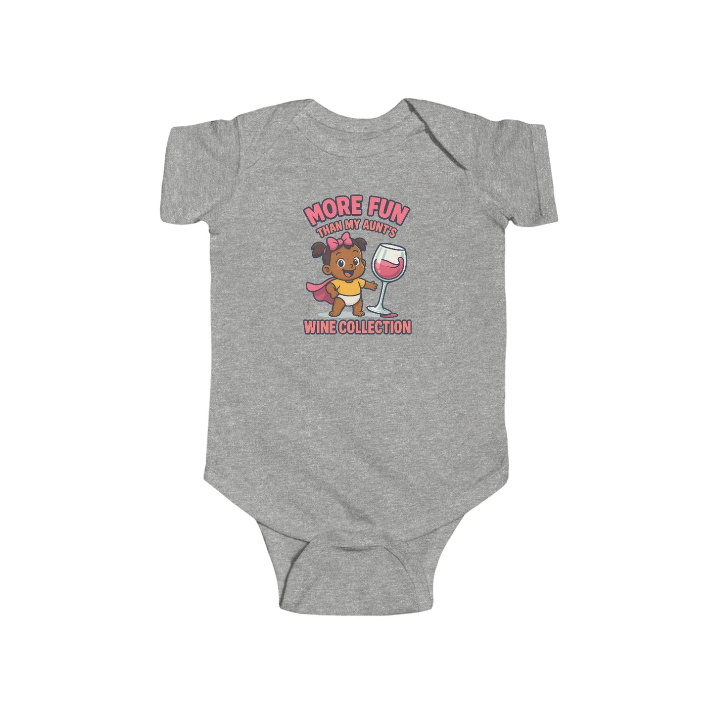 More Fun than my Aunt's Wine Collection - Baby Bodysuit - Lily