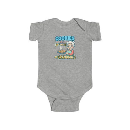 Cookies for Breakfast at Grandma's - Baby Bodysuit - Grandma's Best