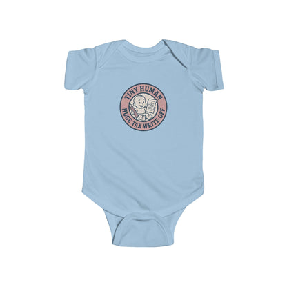 Tiny Human, Huge Tax Write-Off - Baby Bodysuit - Vintage Stamp