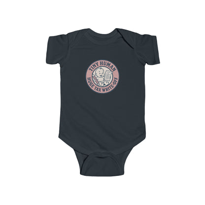 Tiny Human, Huge Tax Write-Off - Baby Bodysuit - Vintage Stamp