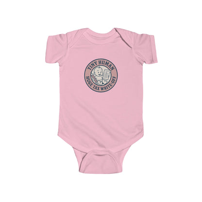 Tiny Human, Huge Tax Write-Off - Baby Bodysuit - Vintage Stamp