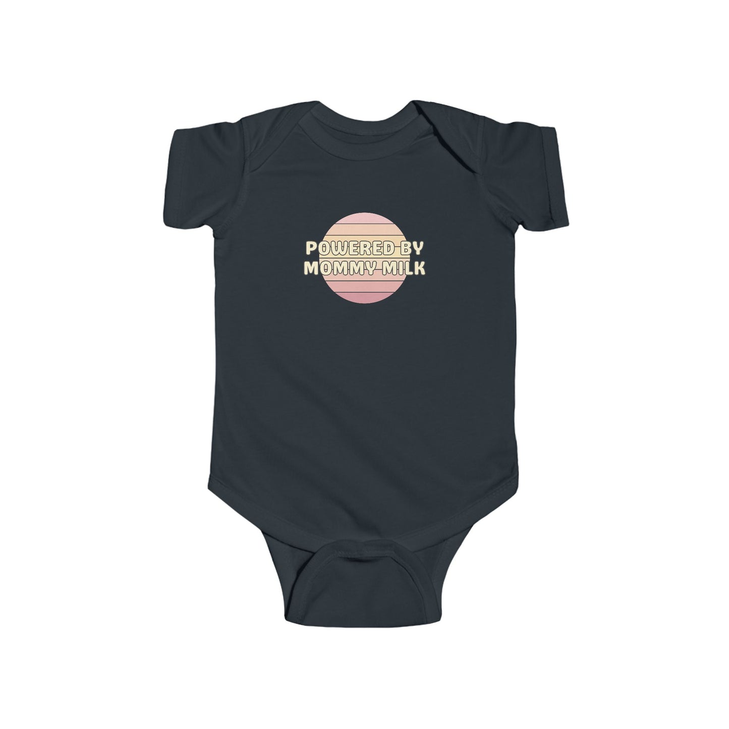 Powered by Mommy Milk - Baby Bodysuit - on Savannah Sunset