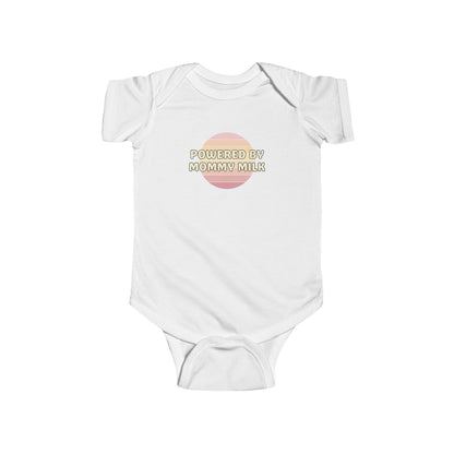 Powered by Mommy Milk - Baby Bodysuit - on Savannah Sunset