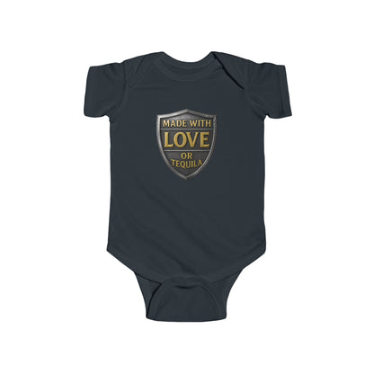Made With Love, or Little Tequila - Baby Bodysuit - Shield