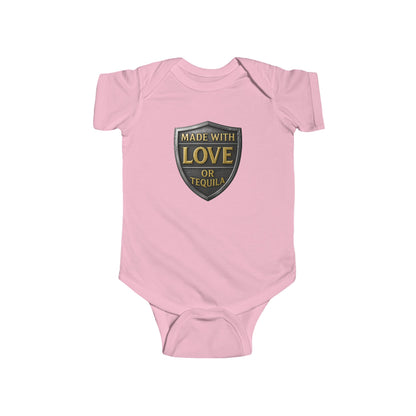 Made With Love, or Little Tequila - Baby Bodysuit - Shield