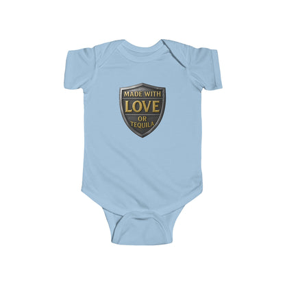 Made With Love, or Little Tequila - Baby Bodysuit - Shield