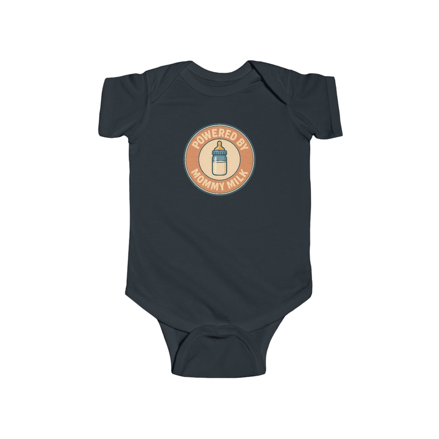 Powered by Mommy Milk - Baby Bodysuit - Bottle of Love