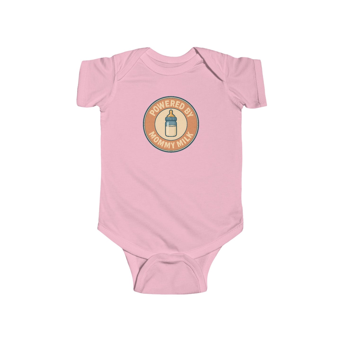 Powered by Mommy Milk - Baby Bodysuit - Bottle of Love