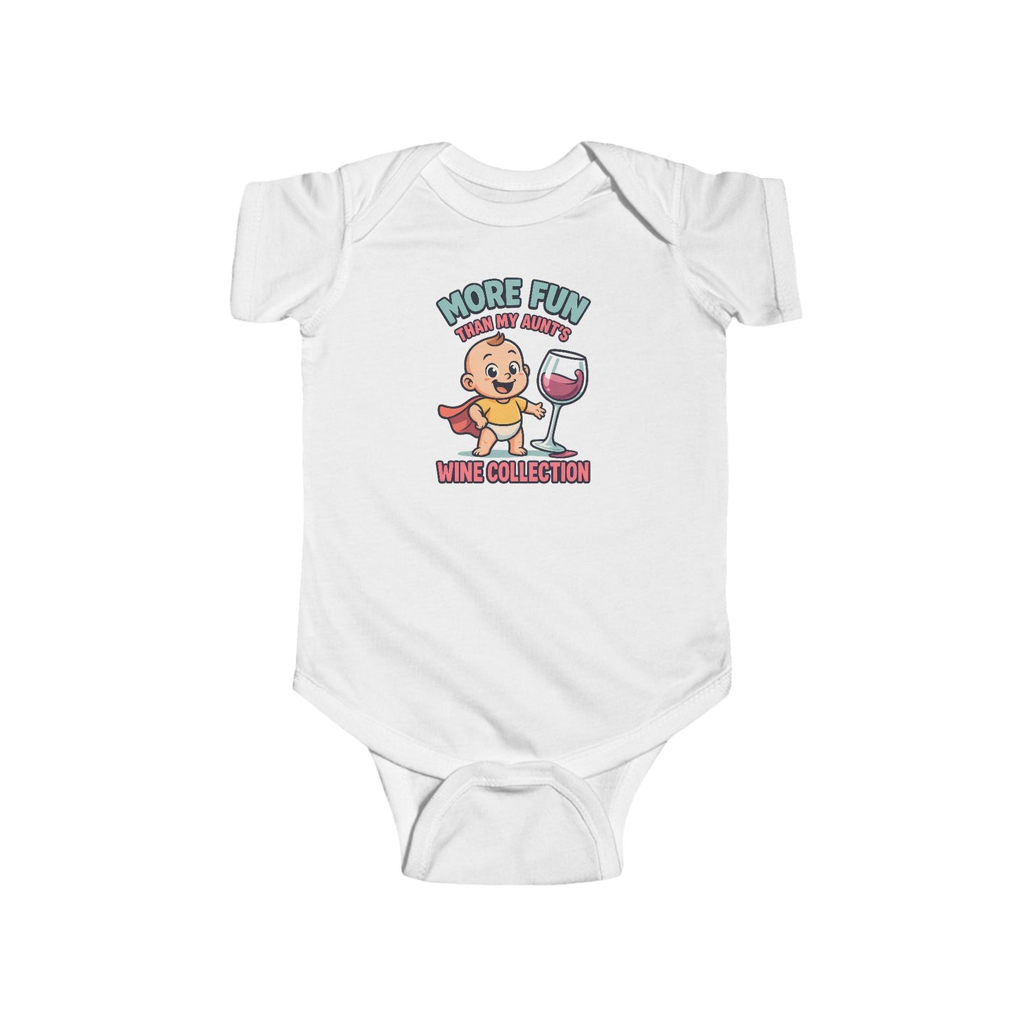 More Fun than my Aunt's Wine Collection - Baby Bodysuit - Jack