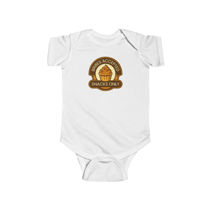 Bribes Accepted, Snacks Only - Baby Bodysuit - Chocolate and More Chocolate