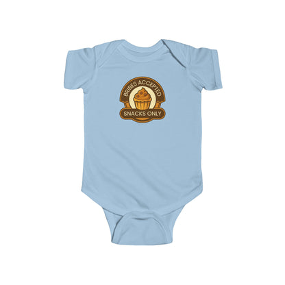 Bribes Accepted, Snacks Only - Baby Bodysuit - Chocolate and More Chocolate