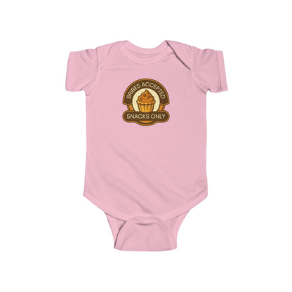 Bribes Accepted, Snacks Only - Baby Bodysuit - Chocolate and More Chocolate