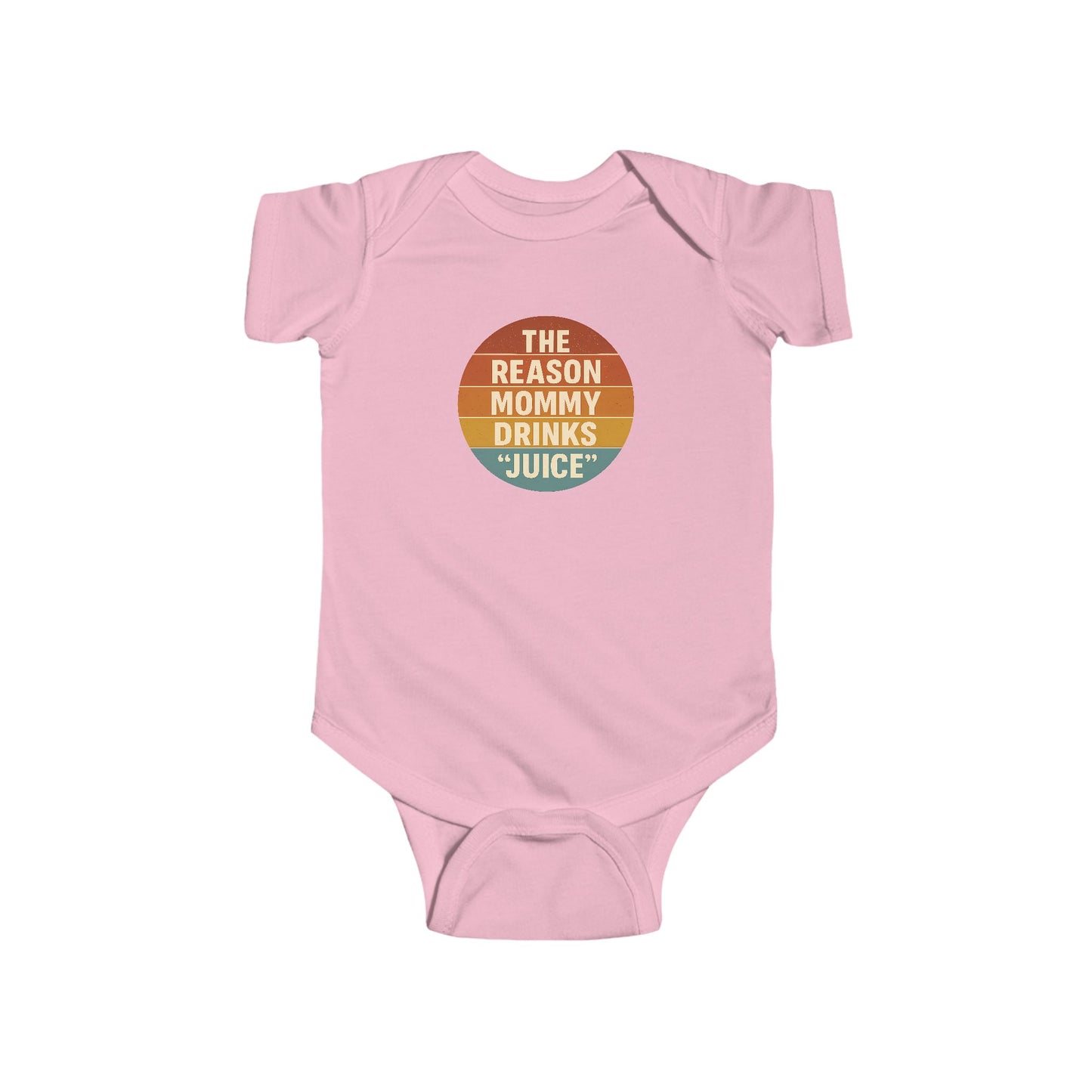 The Reason Mommy Drinks "Juice" - Baby Bodysuit - Seaside Sunset