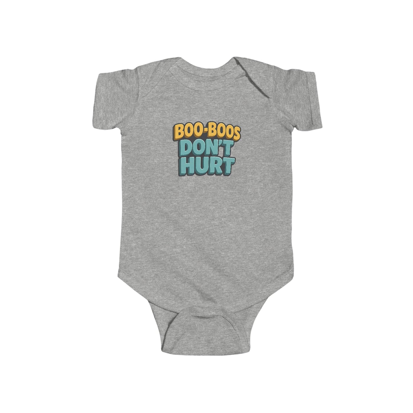 Boo-Boos Don't Hurt - Baby Bodysuit - Yellow Boo