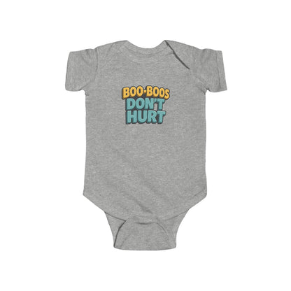 Boo-Boos Don't Hurt - Baby Bodysuit - Yellow Boo