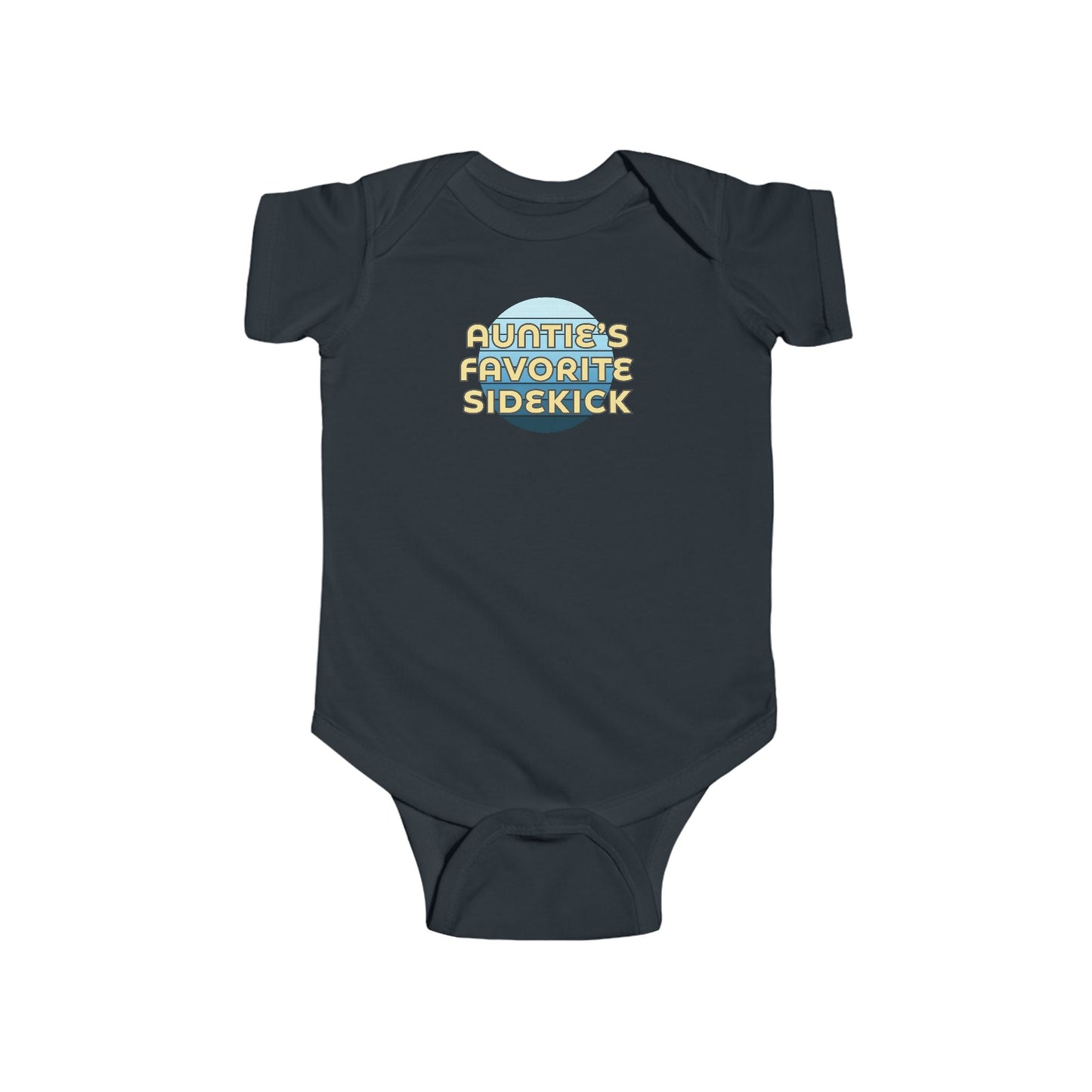 Auntie's Favorite Sidekick - Baby Bodysuit - on Seattle Sunset