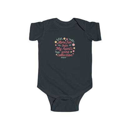 More Fun than my Aunt's Wine Collection - Baby Bodysuit - Garden Party