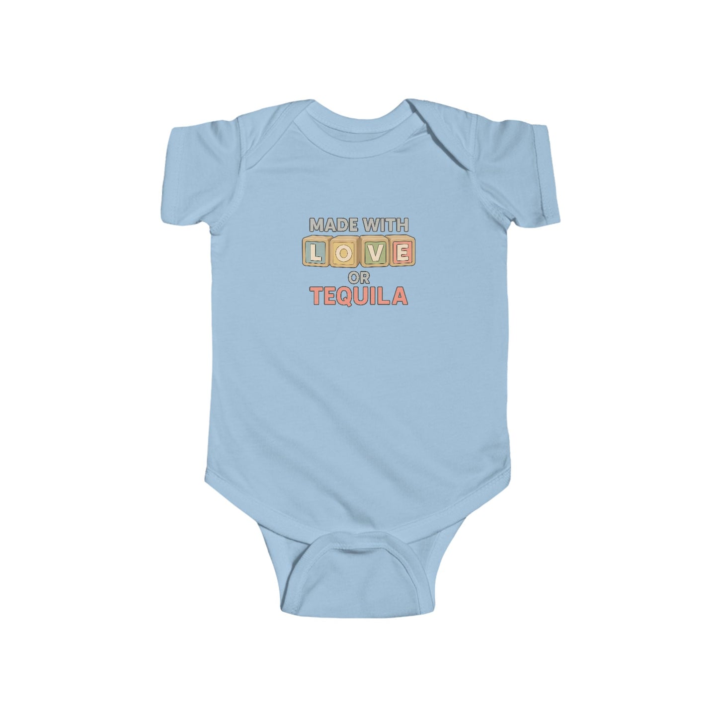 Made With Love, or Tequila - Baby Bodysuit - ABC's