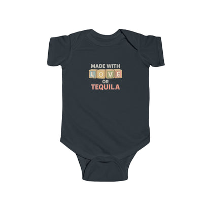 Made With Love, or Tequila - Baby Bodysuit - ABC's