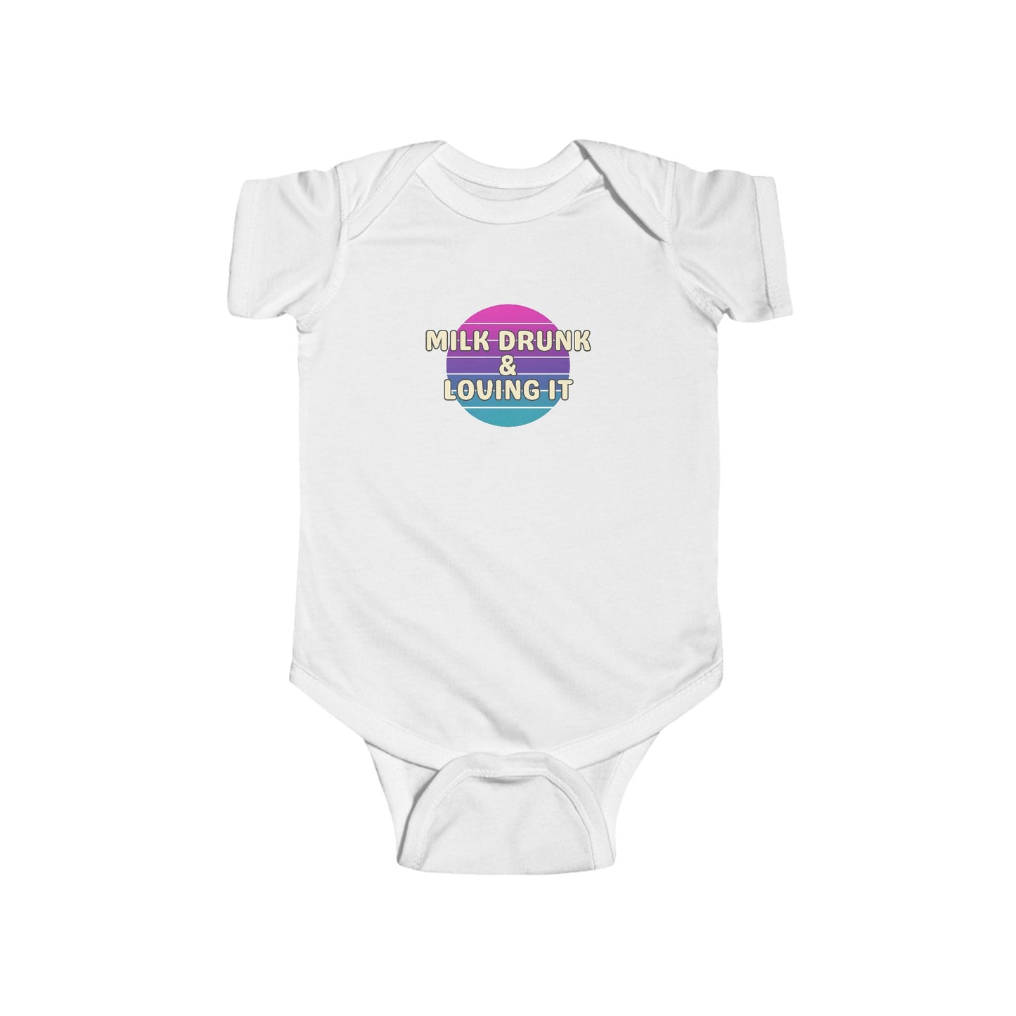 Milk Drunk and Loving It - Baby Bodysuit - on Dallas Sunset