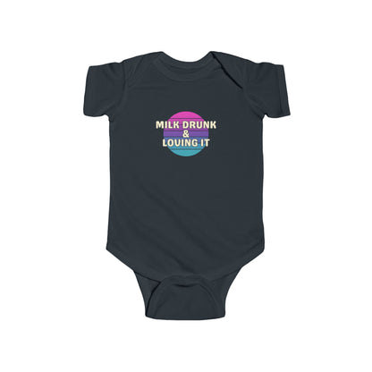 Milk Drunk and Loving It - Baby Bodysuit - on Dallas Sunset