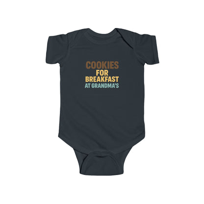 Cookies for Breakfast at Grandma's - Baby Bodysuit - Blocky