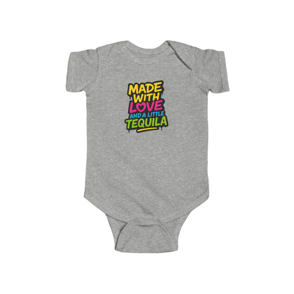 Made With Love, and a Little Tequila - Baby Bodysuit - Graffiti