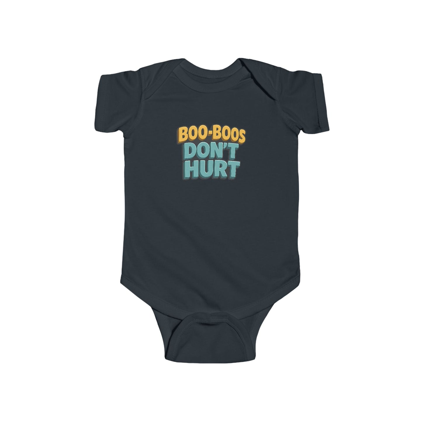 Boo-Boos Don't Hurt - Baby Bodysuit - Yellow Boo