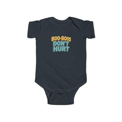 Boo-Boos Don't Hurt - Baby Bodysuit - Yellow Boo