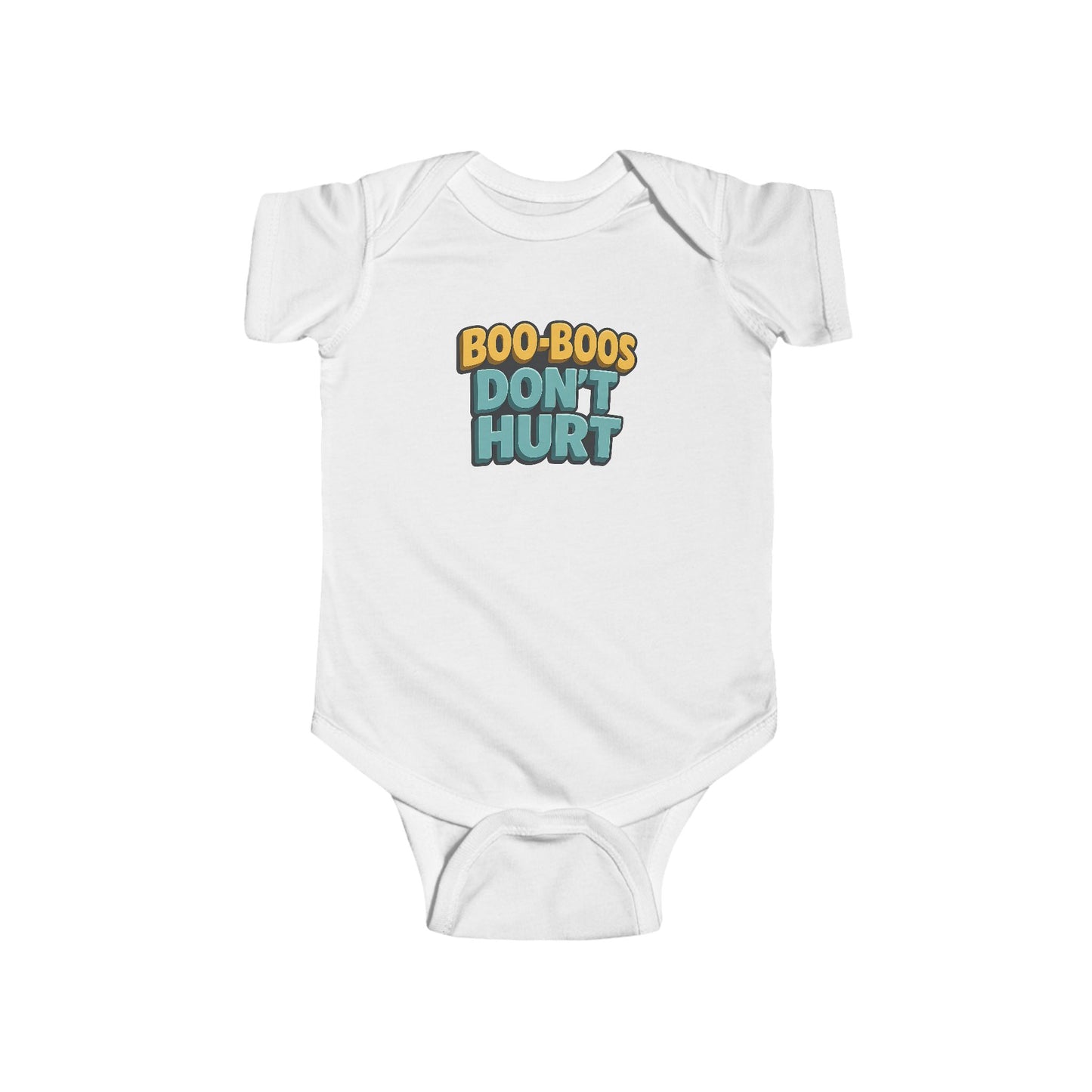Boo-Boos Don't Hurt - Baby Bodysuit - Yellow Boo
