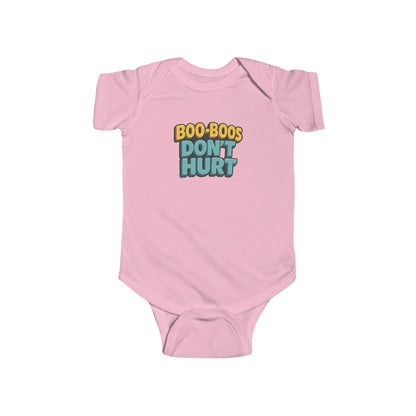 Boo-Boos Don't Hurt - Baby Bodysuit - Yellow Boo