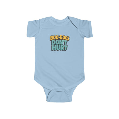 Boo-Boos Don't Hurt - Baby Bodysuit - Yellow Boo
