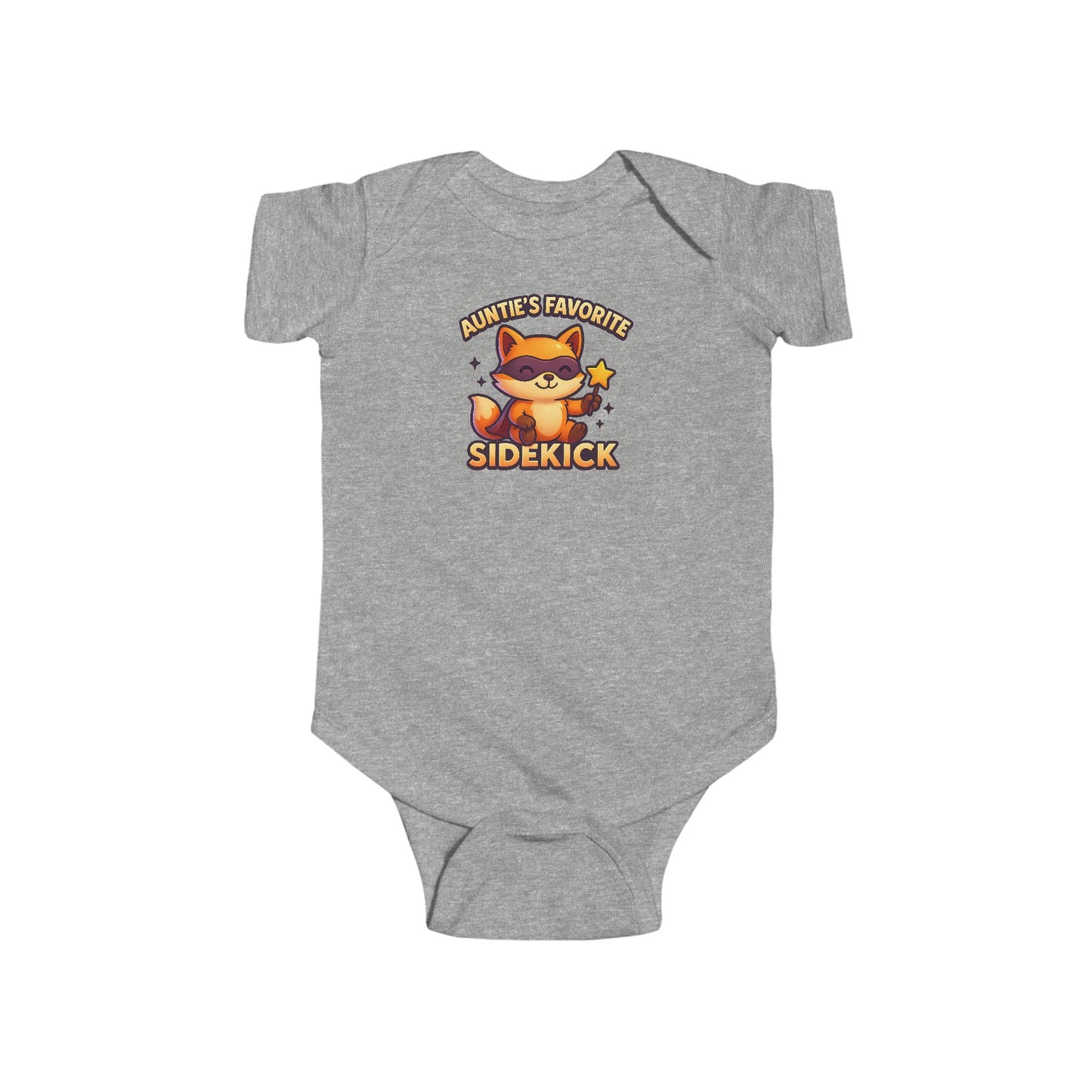 Auntie's Favorite Sidekick - Baby Bodysuit - Super Fox