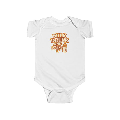 Milk Drunk and Loving It - Baby Bodysuit - Retro