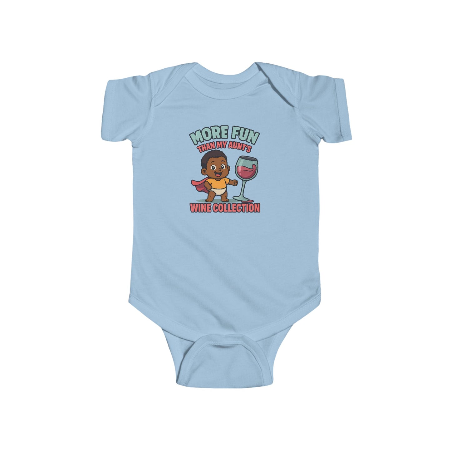 More Fun than my Aunt's Wine Collection - Baby Bodysuit - Jordan