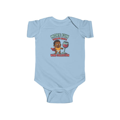 More Fun than my Aunt's Wine Collection - Baby Bodysuit - Jordan