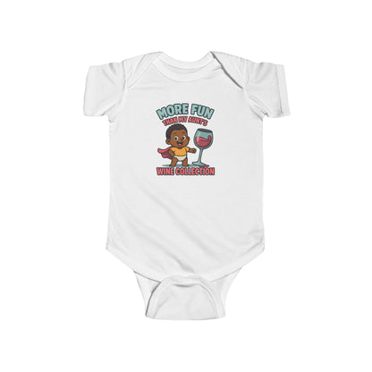 More Fun than my Aunt's Wine Collection - Baby Bodysuit - Jordan