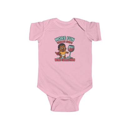 More Fun than my Aunt's Wine Collection - Baby Bodysuit - Jordan