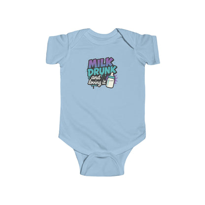 Milk Drunk and Loving It - Baby Bodysuit - Graffiti