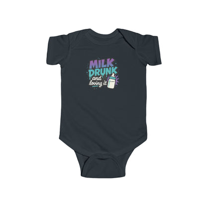 Milk Drunk and Loving It - Baby Bodysuit - Graffiti
