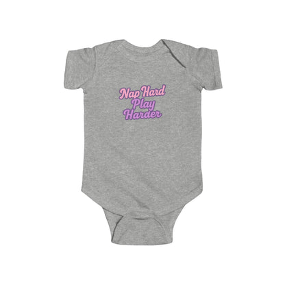 Nap Hard, Play Harder - Baby Bodysuit - Venice Beach