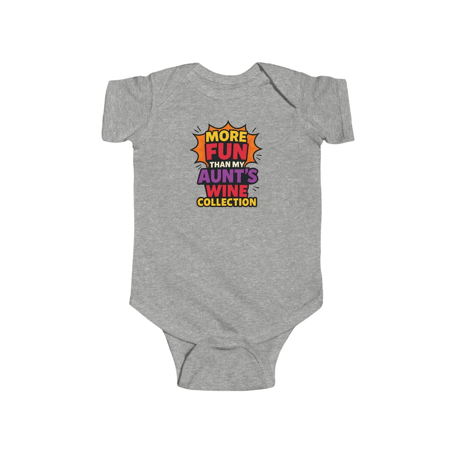 More Fun than my Aunt's Wine Collection - Baby Bodysuit - Explosive Fun